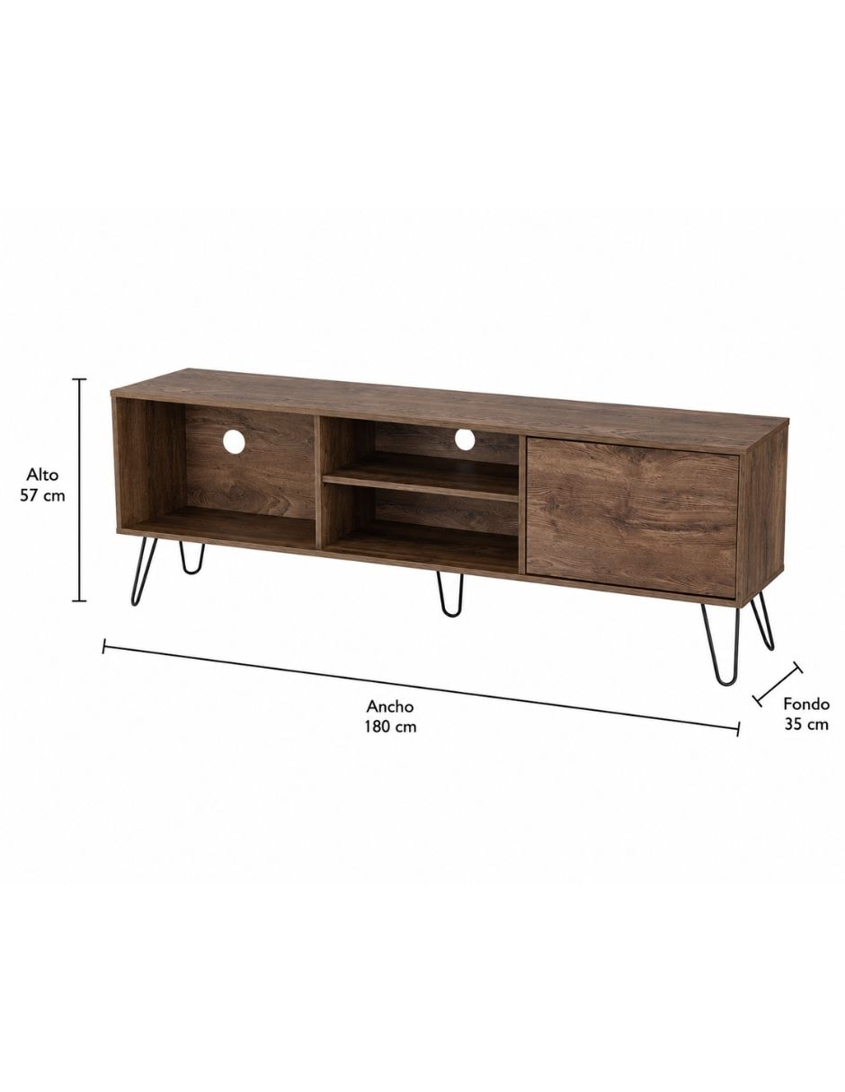 Mueble de tv armable mueble tv excelsior de melamina
