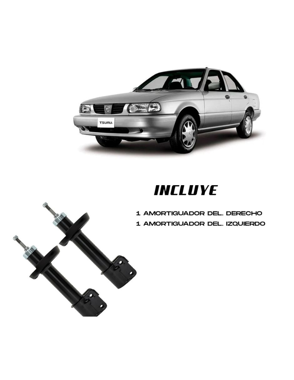 Amortiguador de suspensión delantera interior takamaya nissan tsuru 1992 al 2017 2