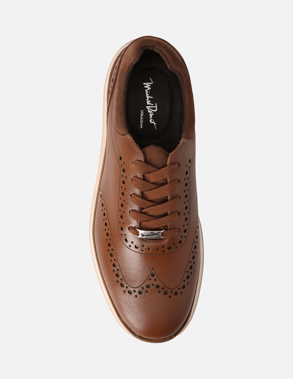 Tenis de piel Michel Domit para hombre