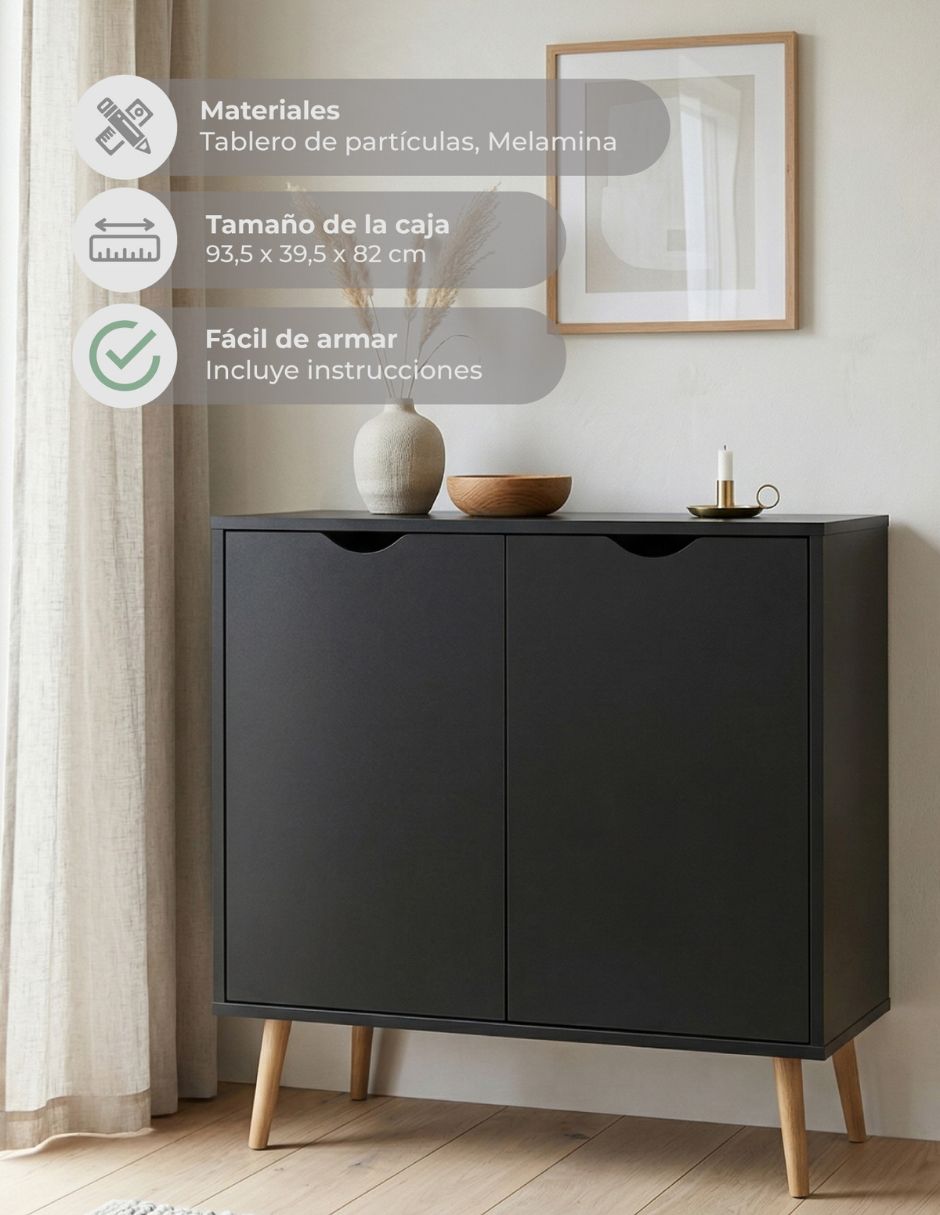 Credenza armable Línea Nórdica Relan de MDF