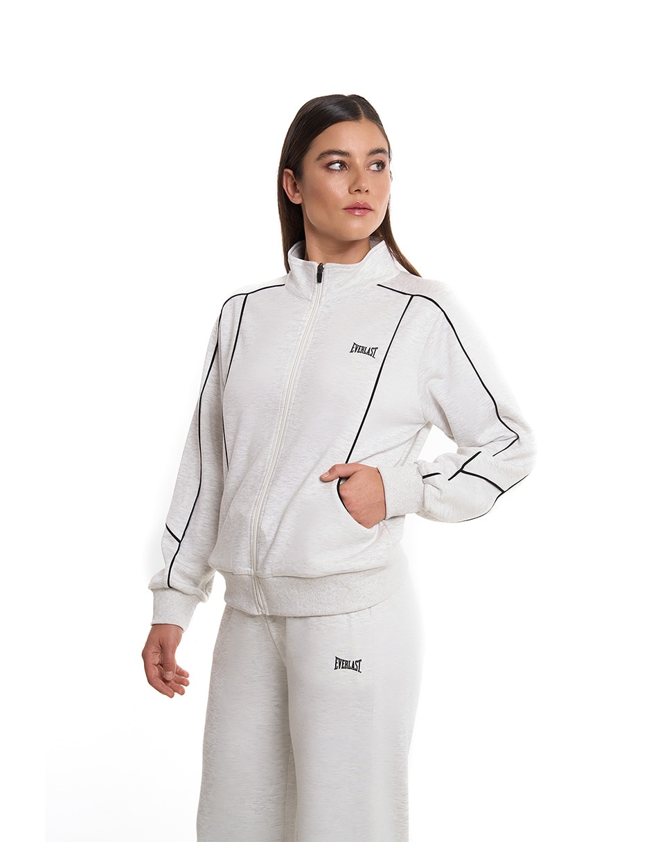 Conjunto deportivo regular con cierre para mujer 5