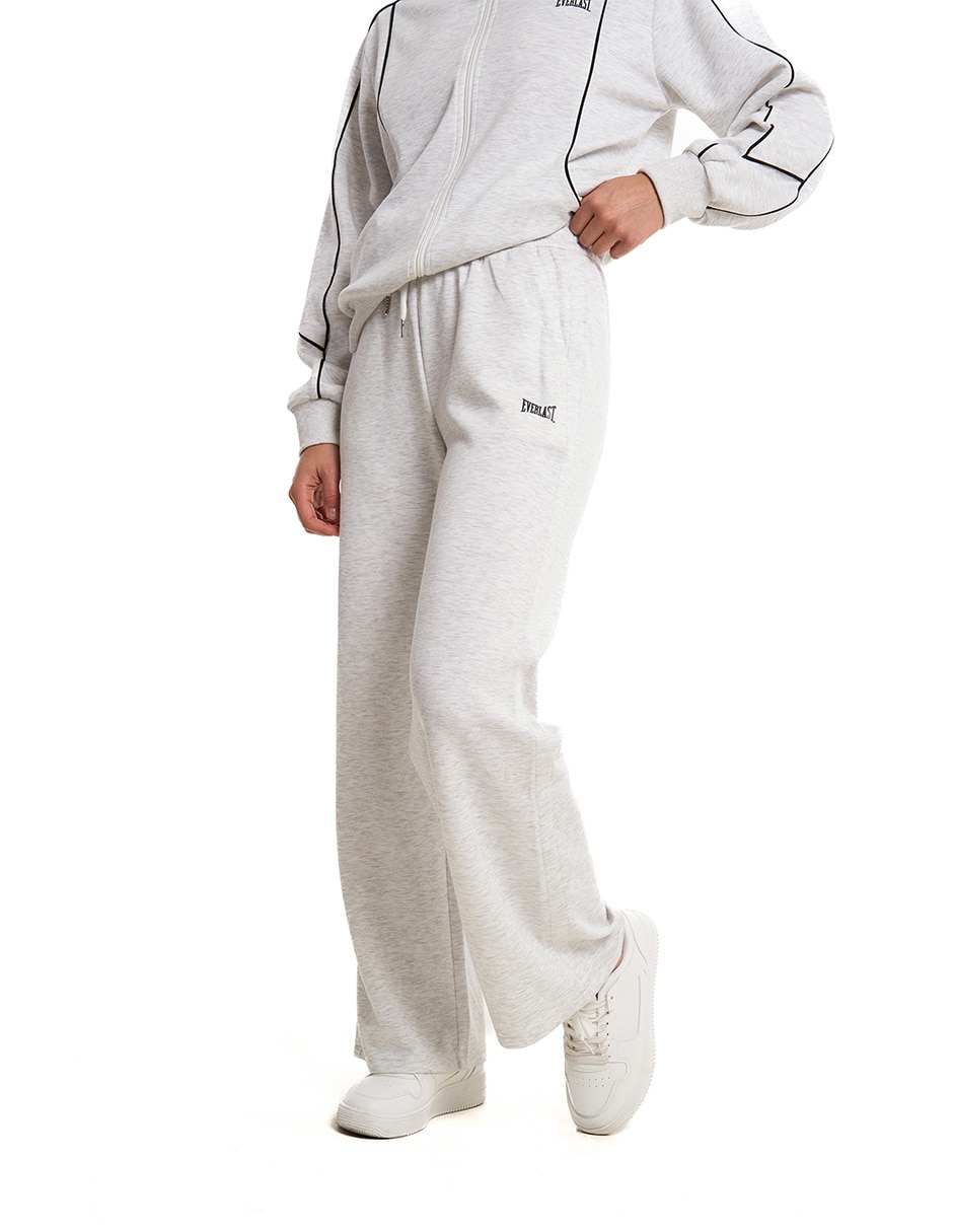 Conjunto deportivo regular con cierre para mujer