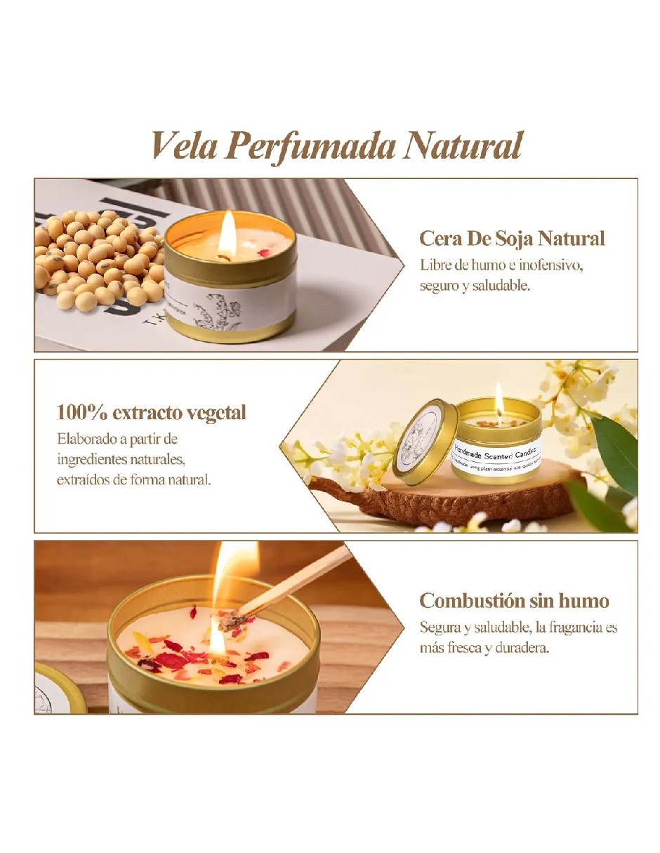 Set vela aromáticas 4 piezas 3