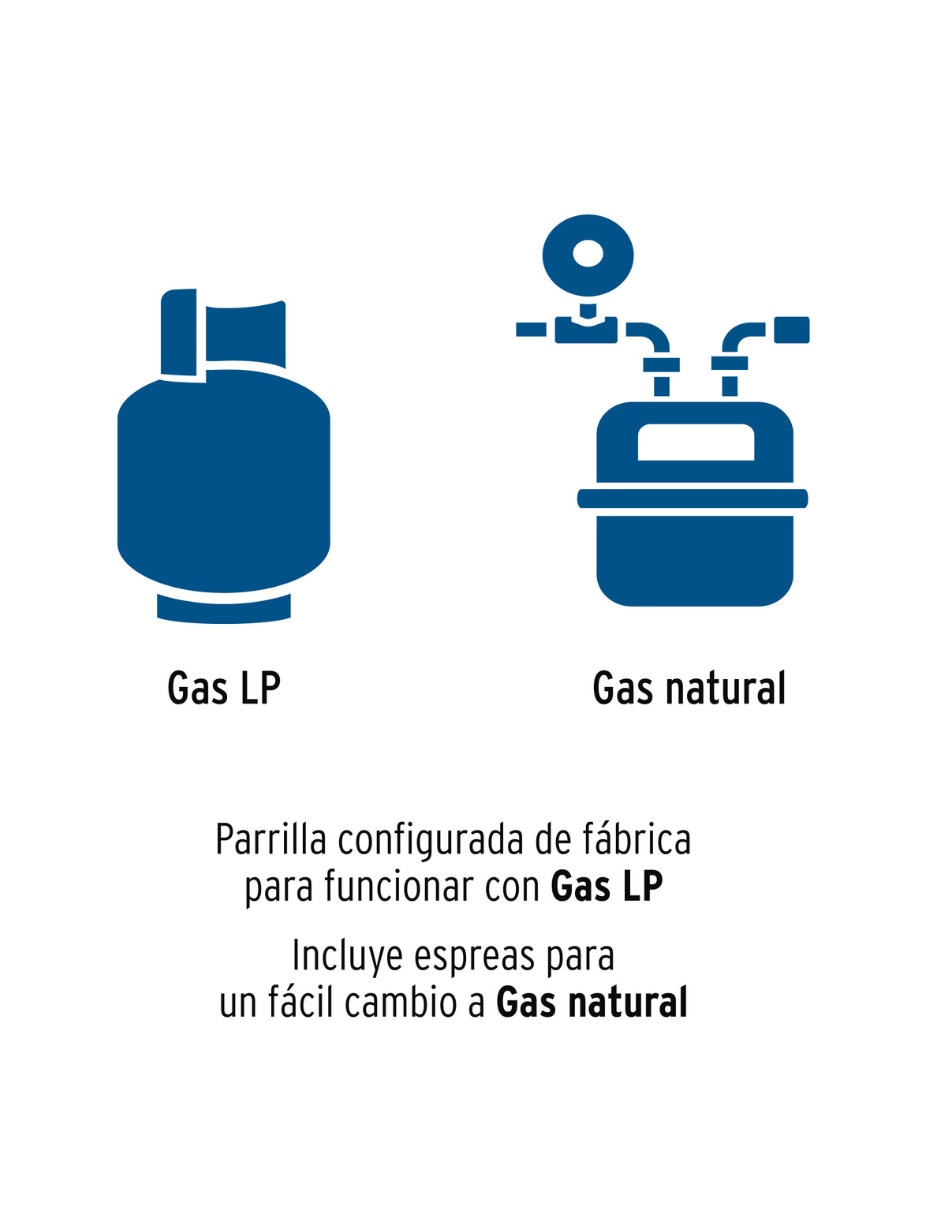 Parrilla a empotrable foset