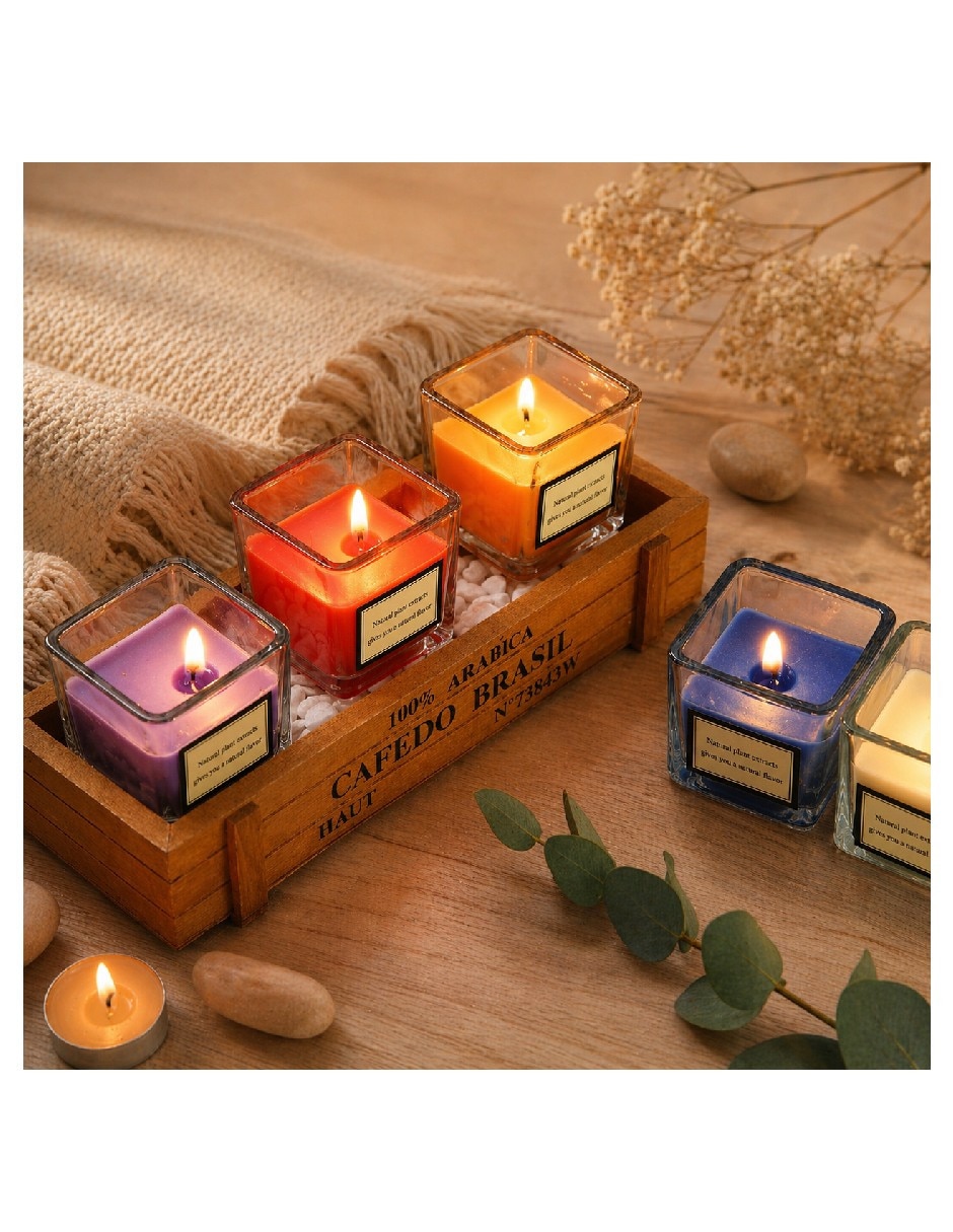 Set vela aromáticas 6 piezas 2