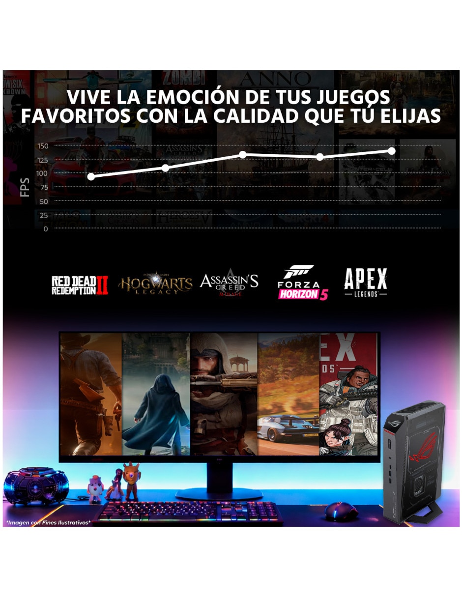 Mini PC Asus RNUC25R5080U9642T Intel Core Ultra 9 NVIDIA GeForce RTX 5080 64 GB RAM 2 TB SSD
