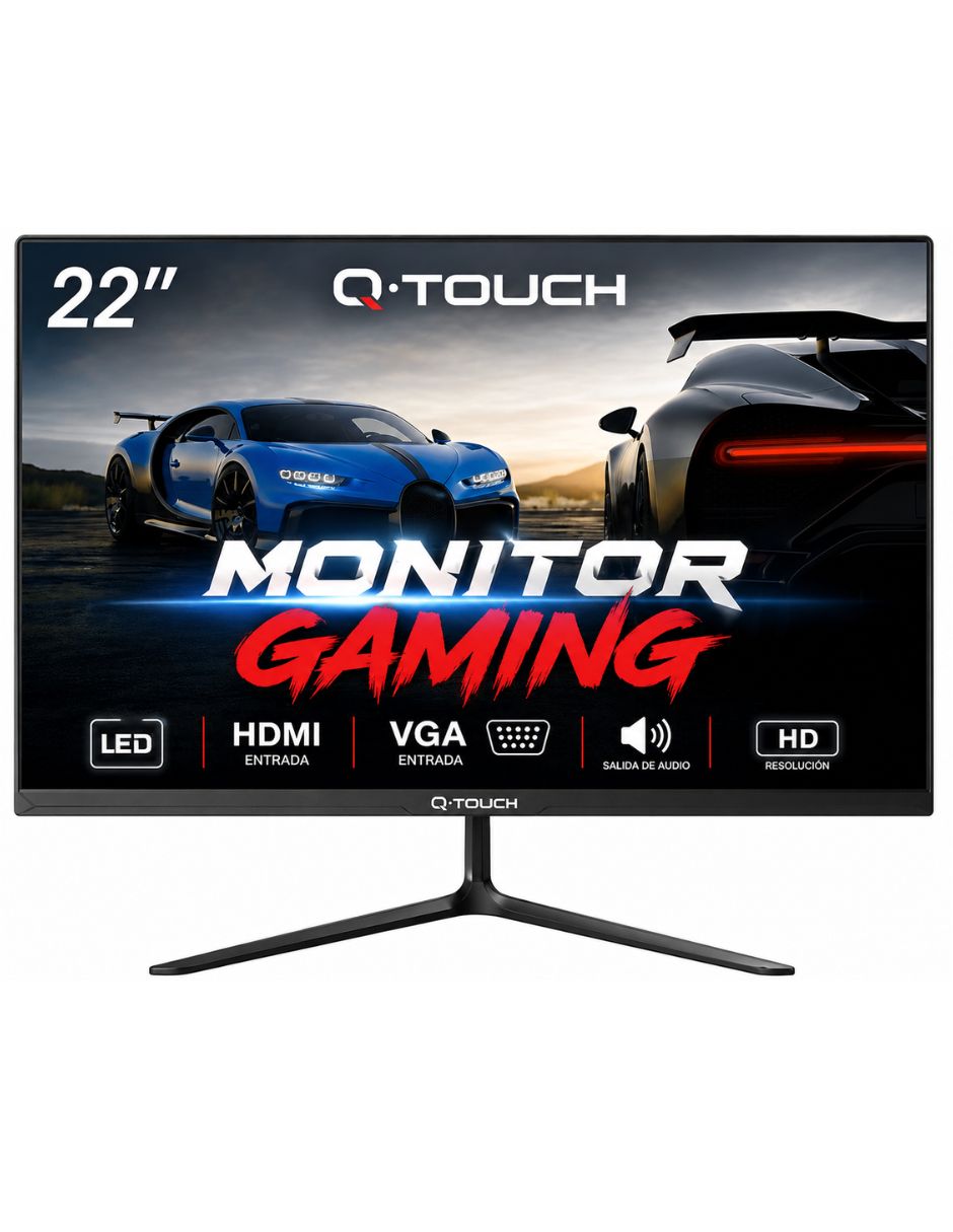 Monitor gamer Q-Tocuh GMQT-2200 VA Full HD 22 pulgadas Monitor gamer Q-Tocuh GMQT-2200 VA Full HD 22 pulgadas