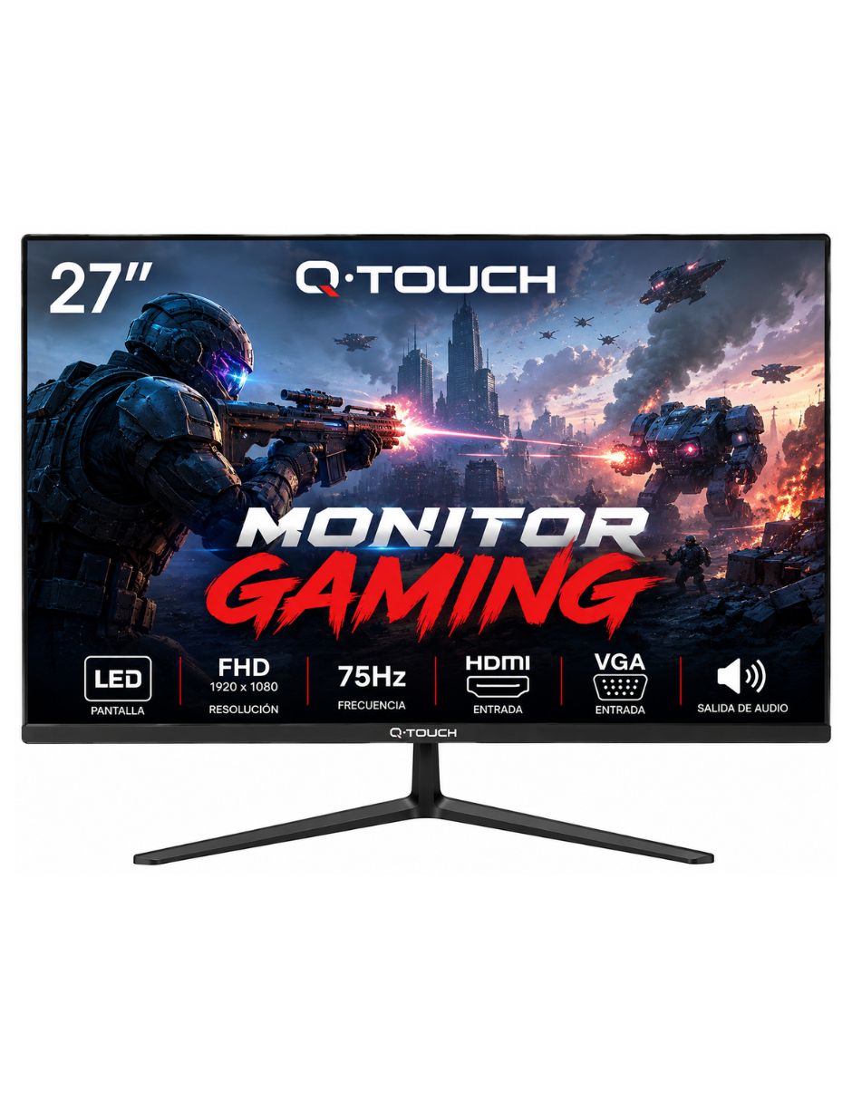 Monitor gamer GMQT-2700 VA Full HD 27 pulgadas Monitor gamer GMQT-2700 VA Full HD 27 pulgadas