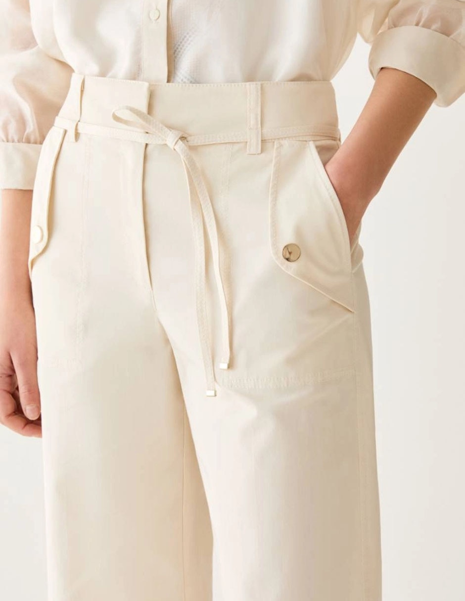Pantalón coulotte wide leg para mujer 3