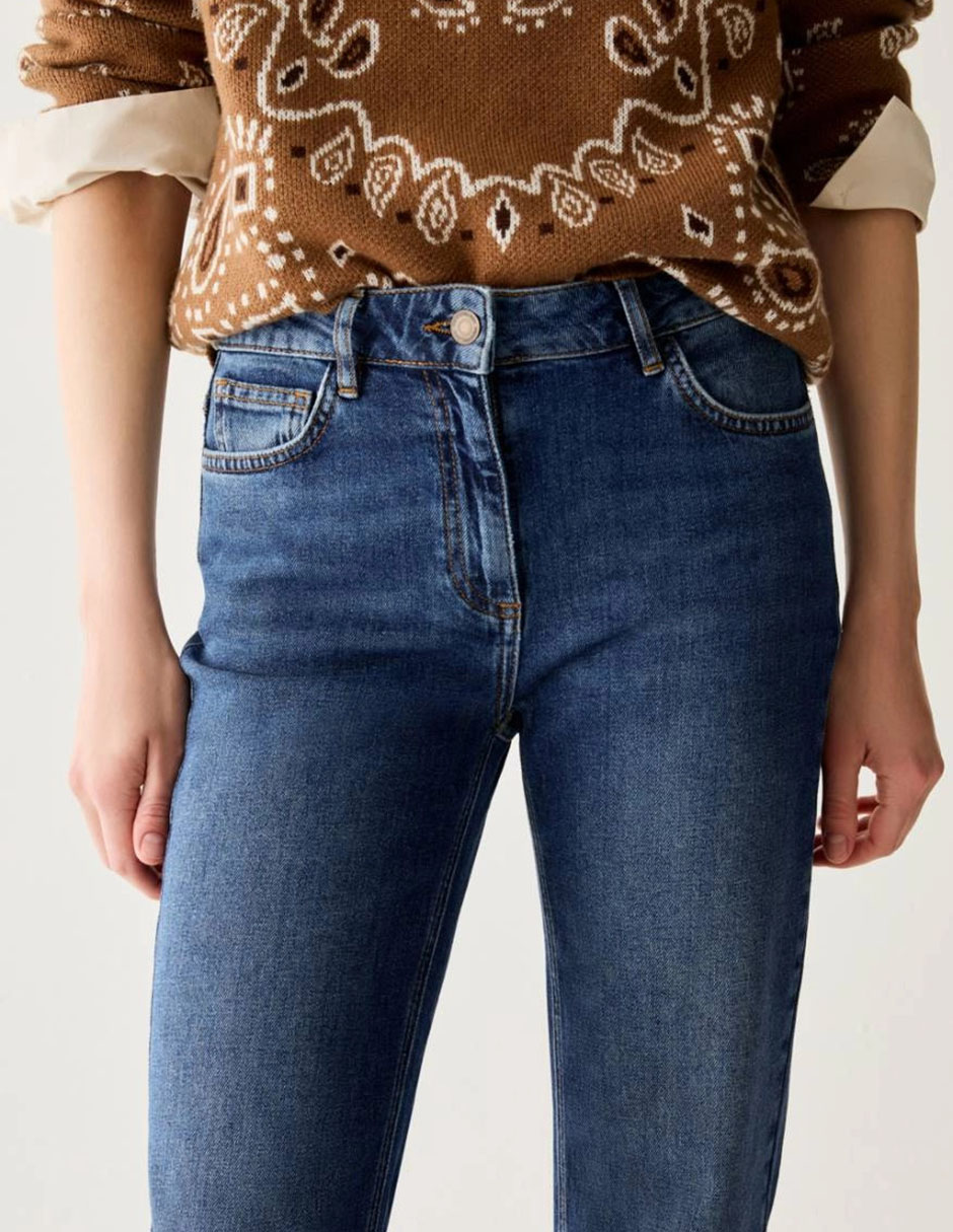 Jeans straight para mujer 3