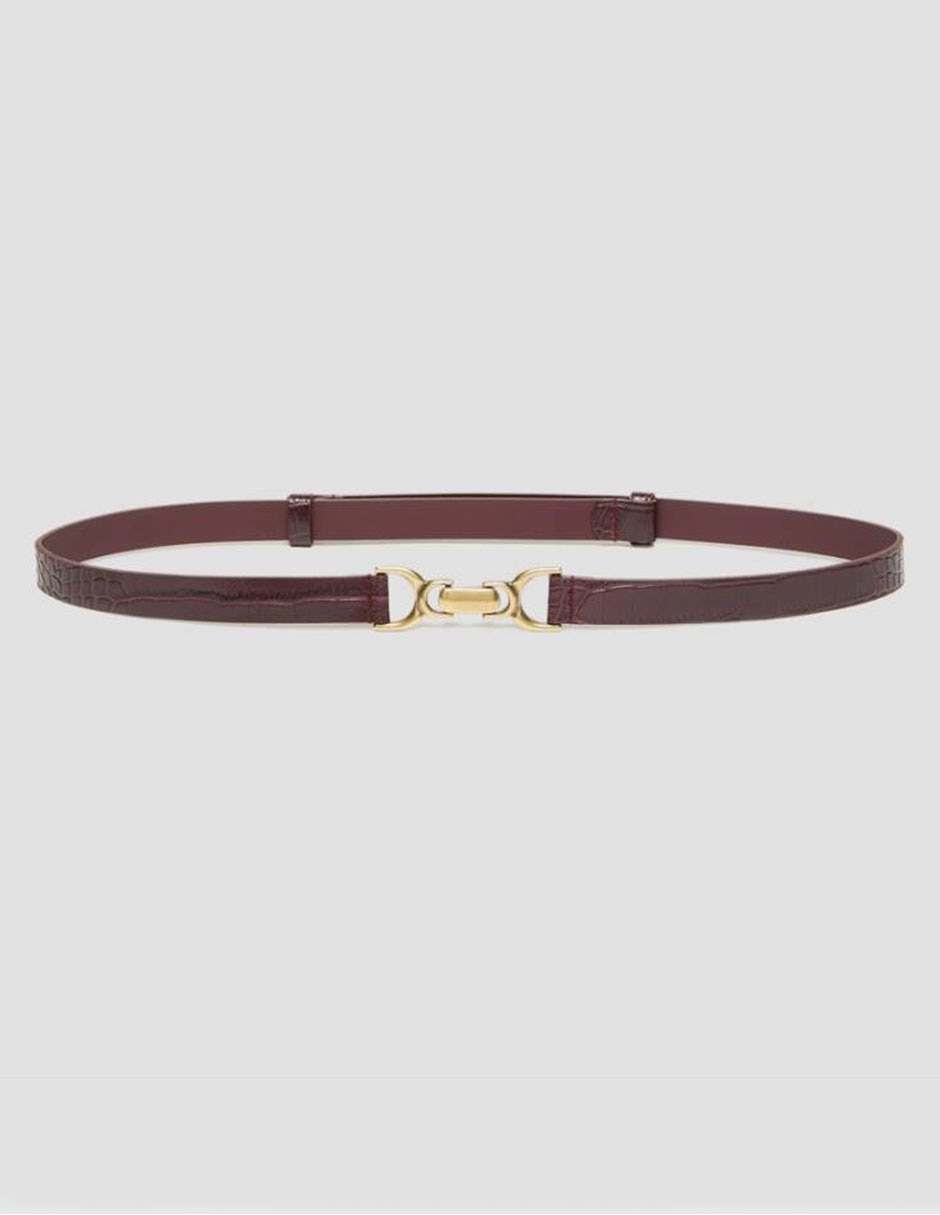 Cinturón de piel para mujer