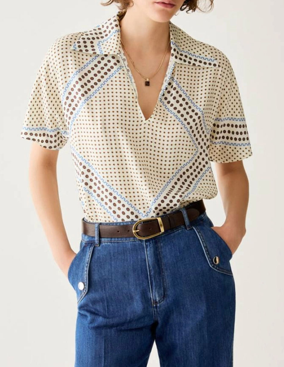 Blusa manga corta para mujer Blusa manga corta para mujer