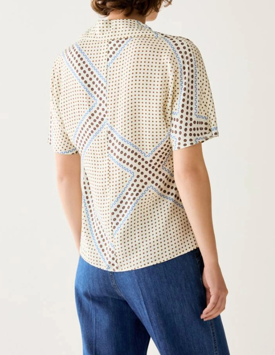 Blusa manga corta para mujer 4