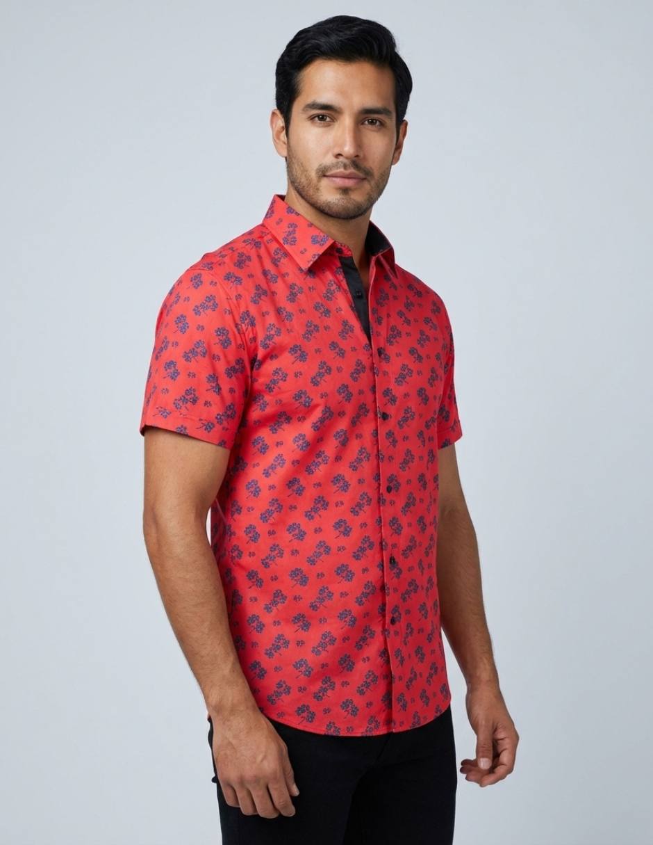 Camisa casual manga corta para hombre Camisa casual manga corta para hombre