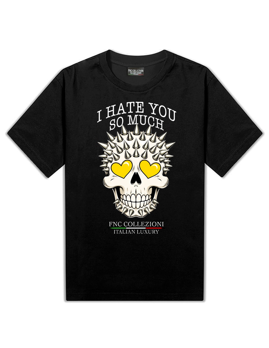 Playera FNC Ccollezioni I Hate You So Much cuello redondo para hombre