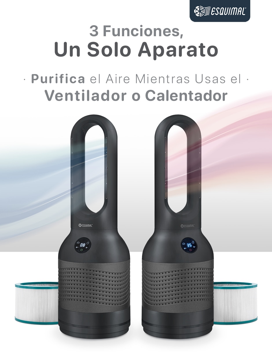 Ventilador 3 en 1 con control remoto 8 velocidades 11