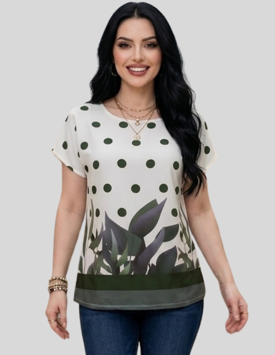 Blusa manga corta para mujer Blusa manga corta para mujer