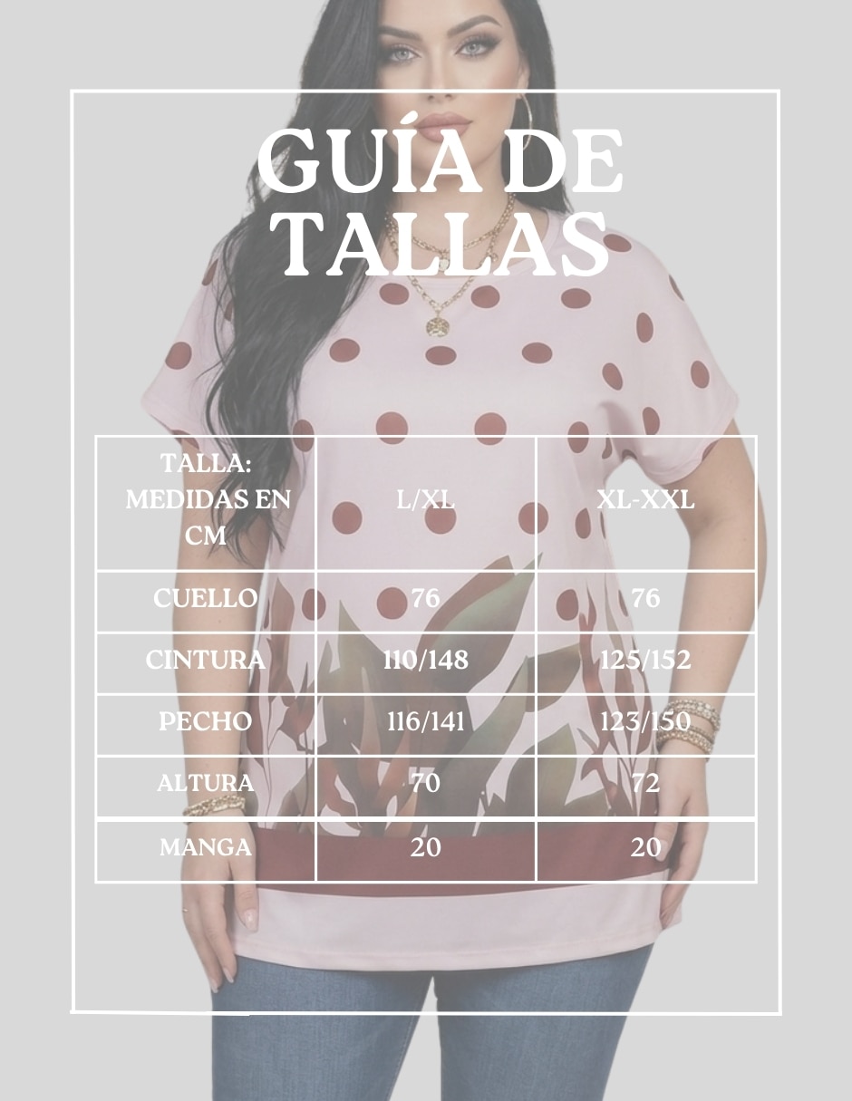 Blusa manga corta para mujer 7
