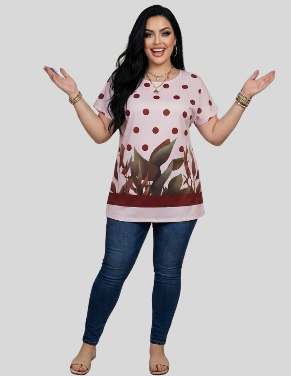 Blusa manga corta para mujer 2