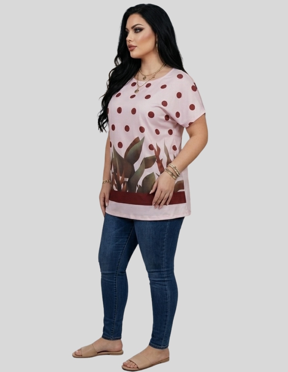 Blusa manga corta para mujer 6