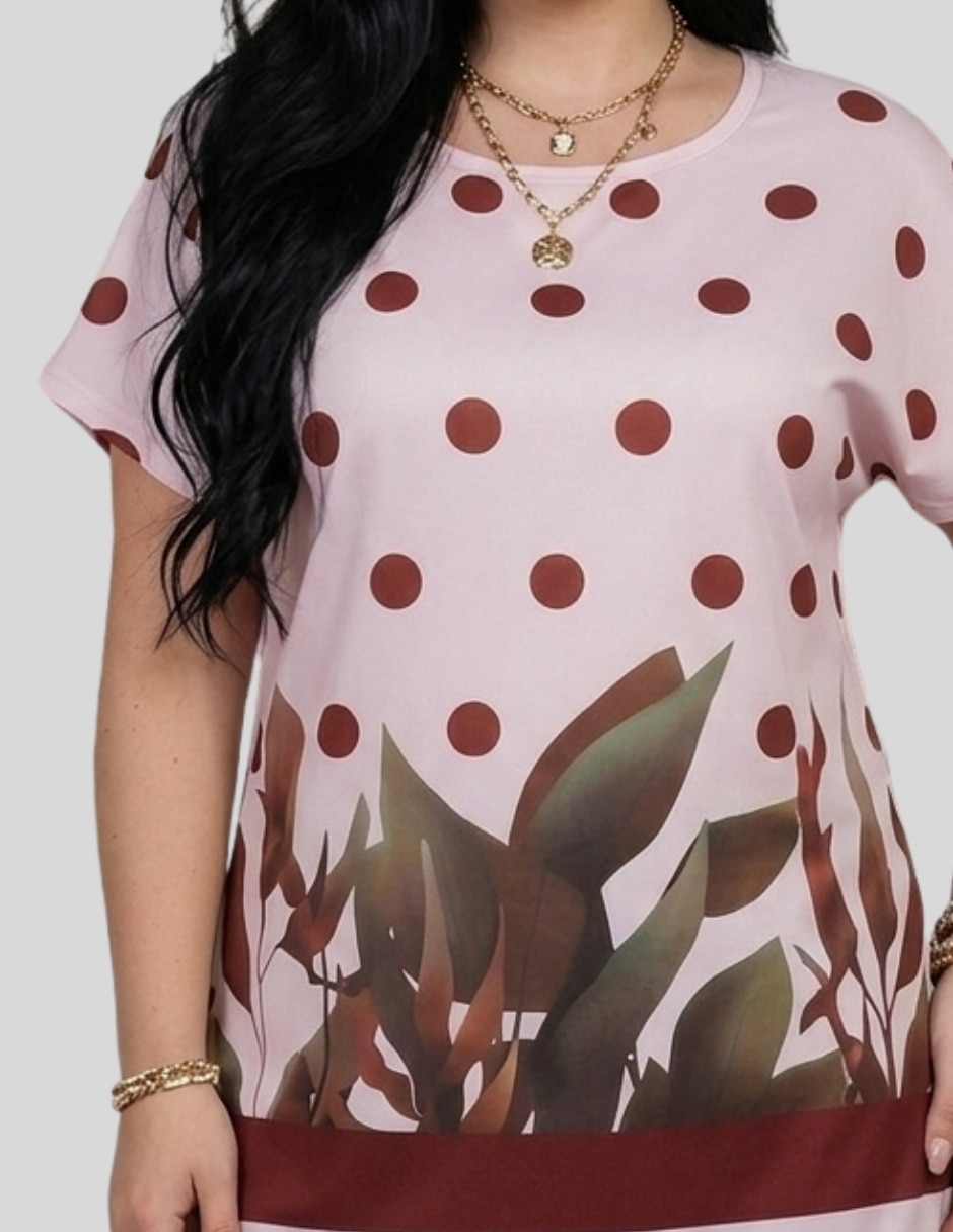 Blusa manga corta para mujer 8
