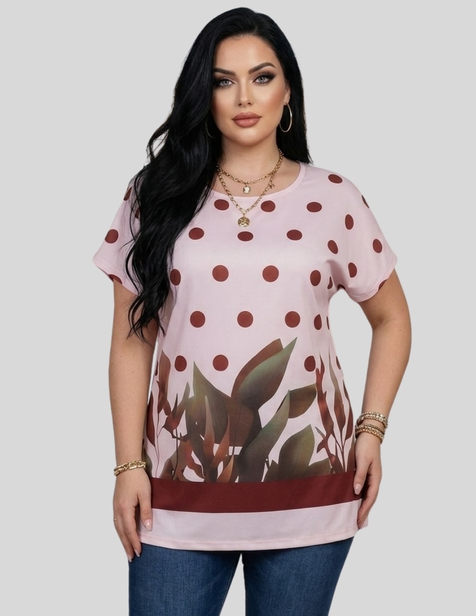 Blusa manga corta para mujer 1