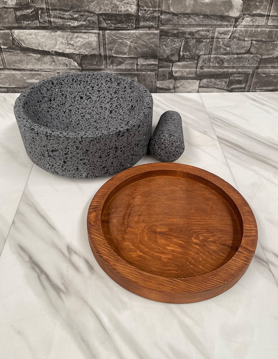 Molcajete Wood Planks Mx Calli