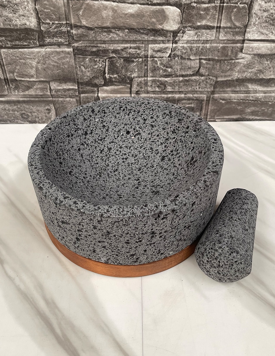 Molcajete Wood Planks Mx Calli