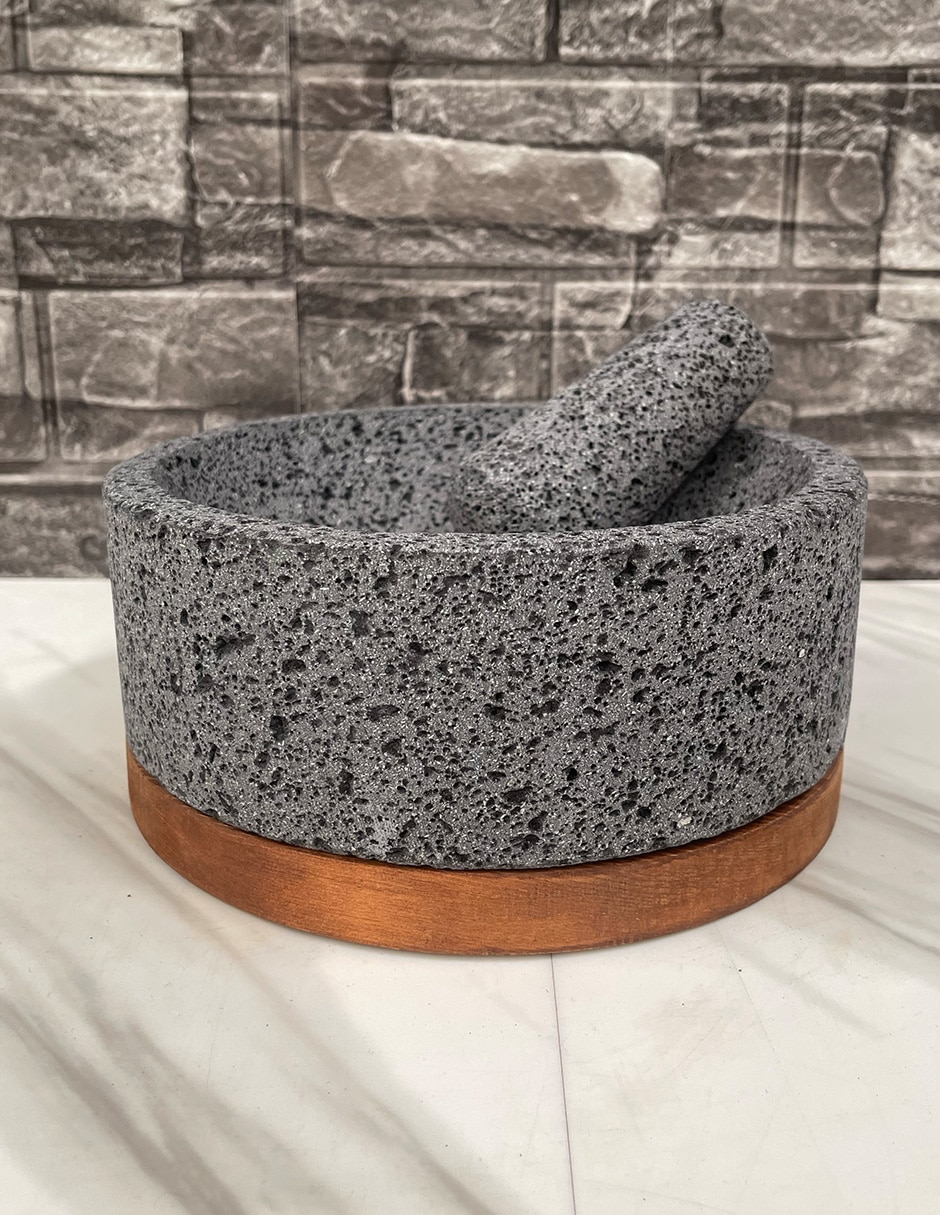 Molcajete Wood Planks Mx Calli