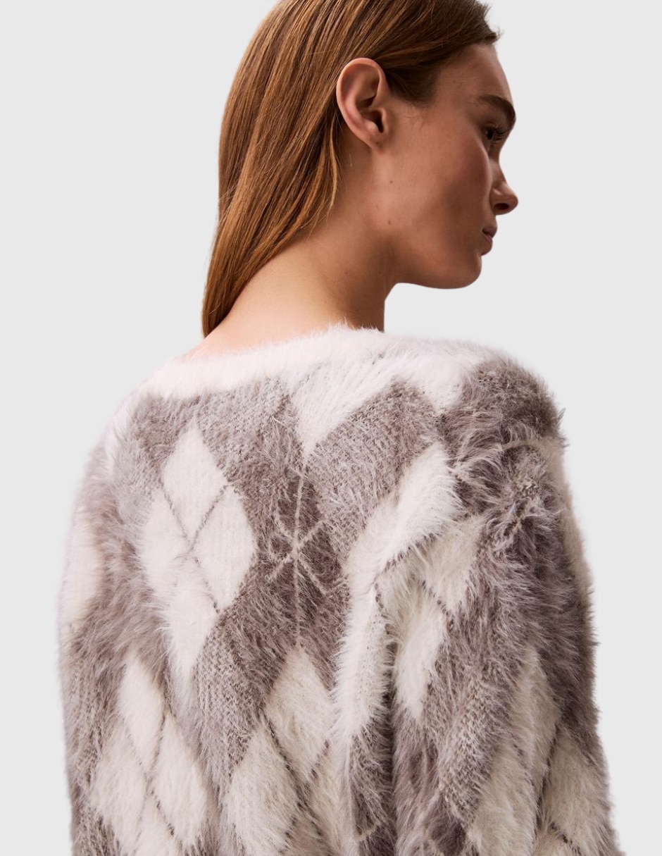Suéter cuello redondo para mujer 3