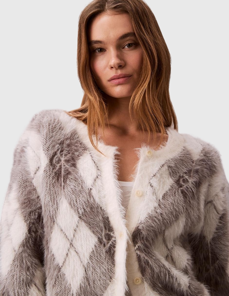 Suéter cuello redondo para mujer 4