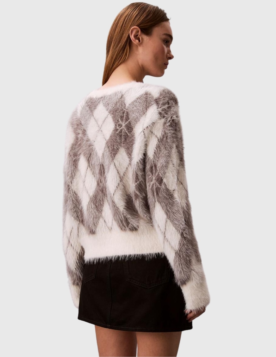 Suéter cuello redondo para mujer 6