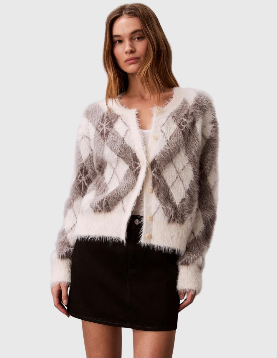 Suéter cuello redondo para mujer