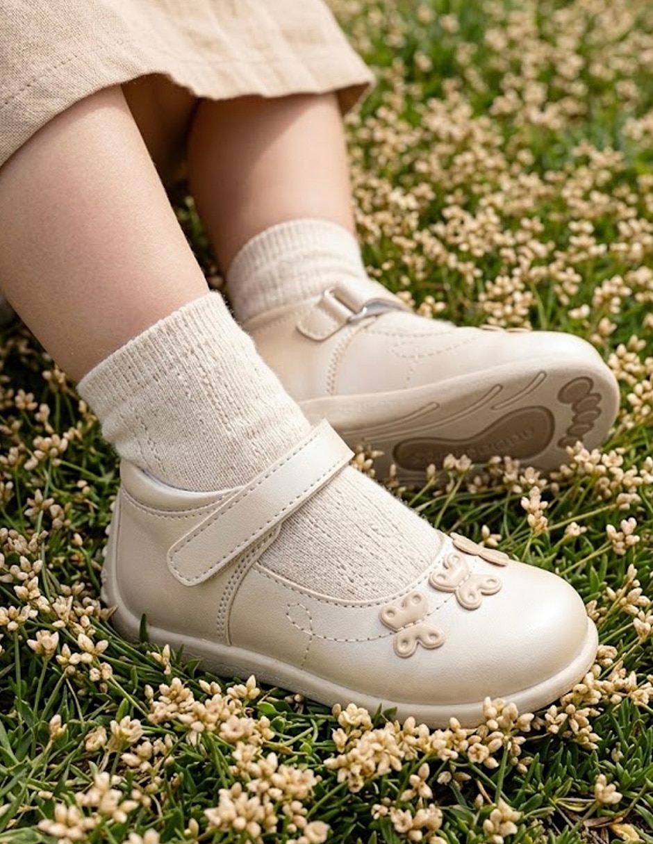 Zapato Andanenes Primeros Pasos de piel para Niña