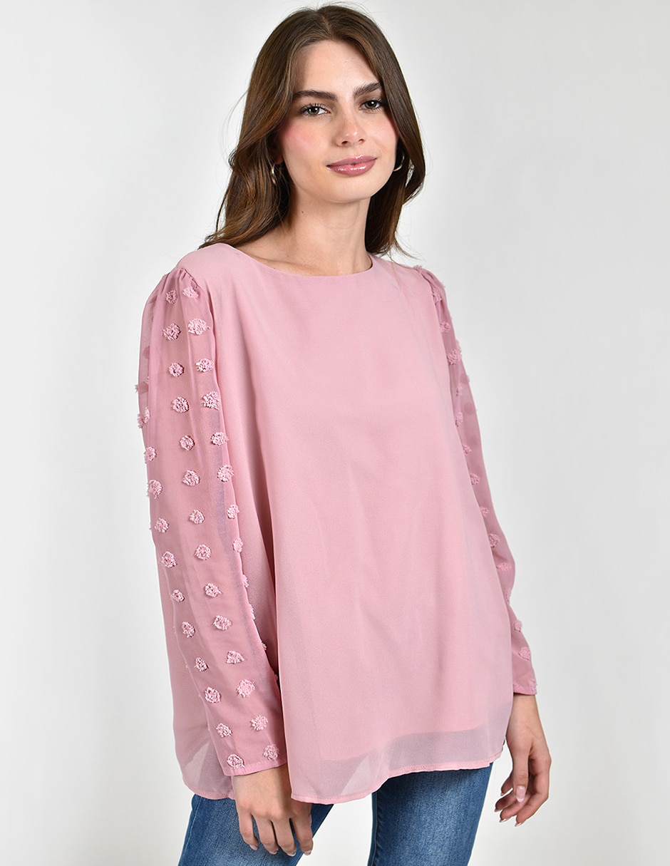 Blusa manga larga para mujer Blusa manga larga para mujer