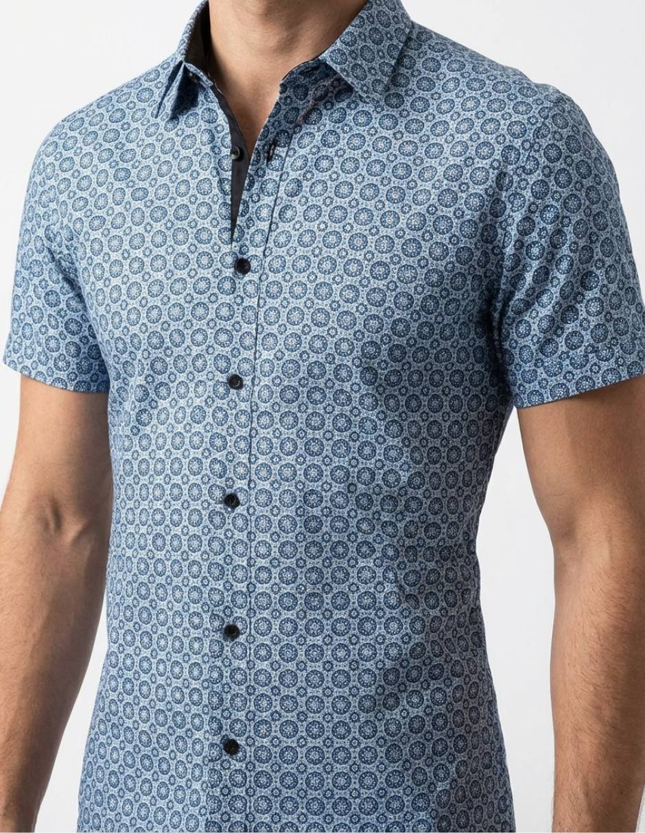 Camisa manga corta para hombre