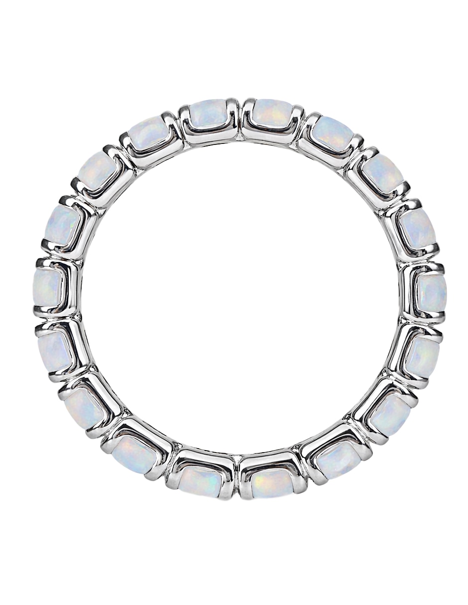 Anillo gladkova joyería p 925 de plata ópalo mate