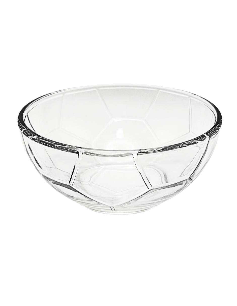 Set bowl Libbey fútbol 4 piezas de vidrio