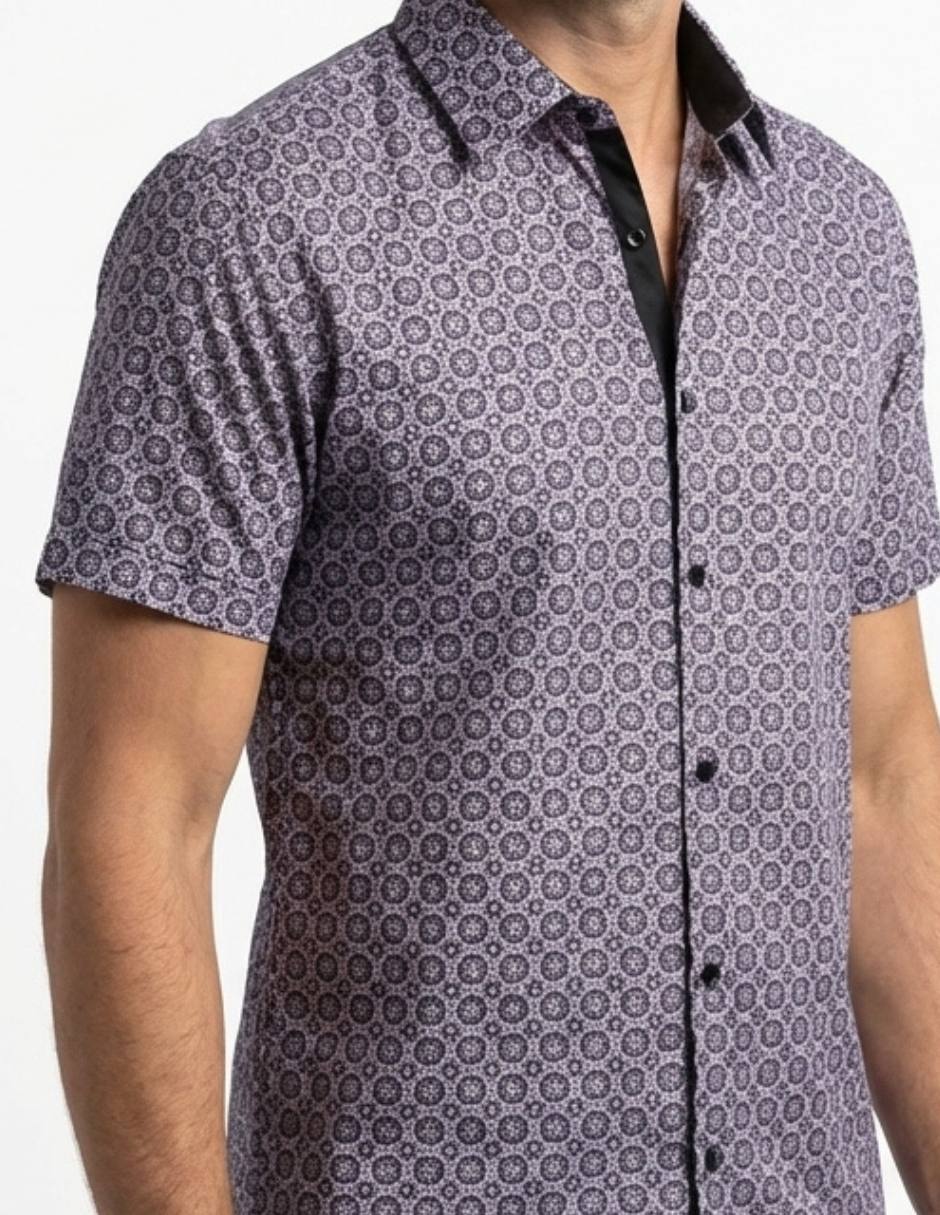 Camisa Pavini manga corta para hombre