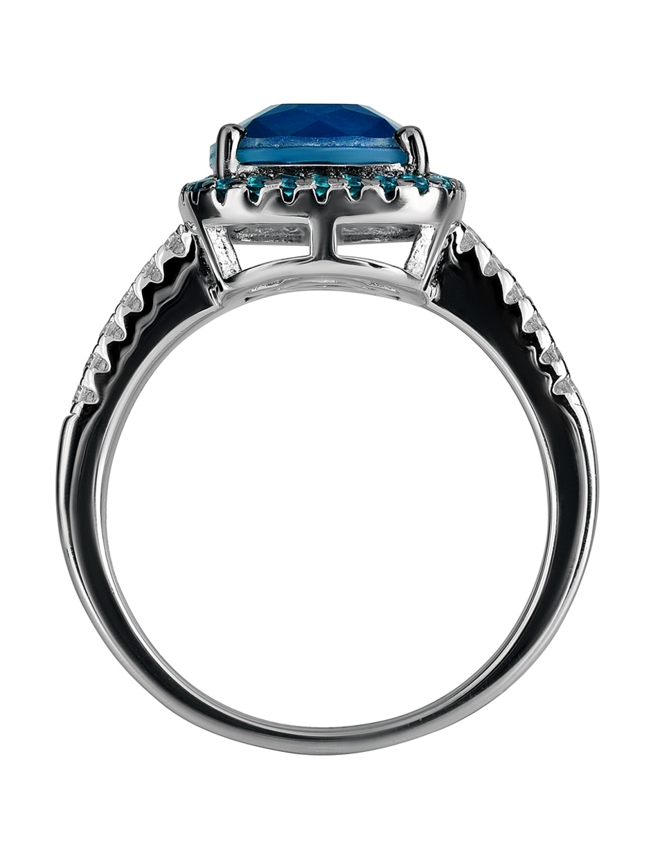 Anillo Gladkova Joyería P 925 de plata zafiro