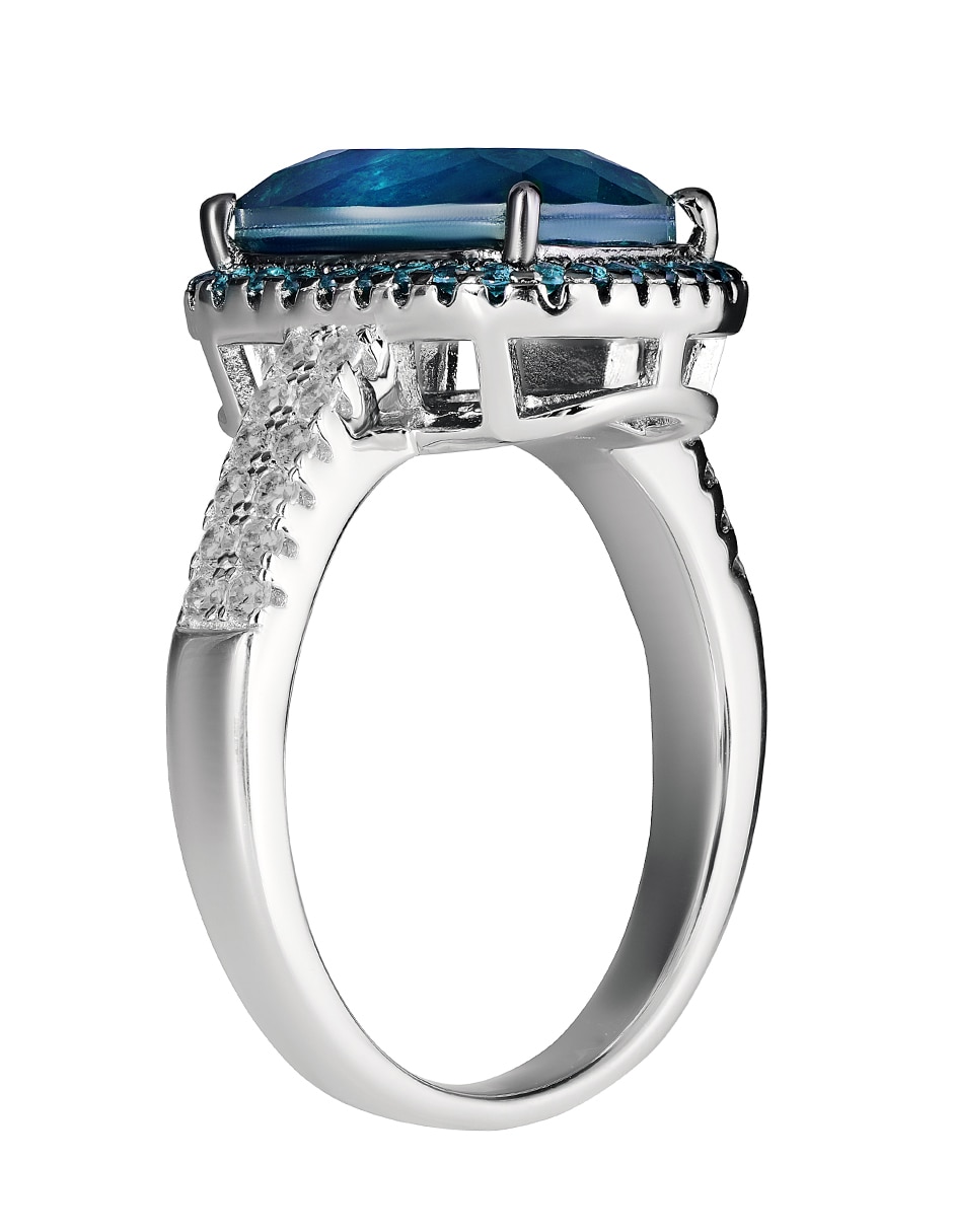 Anillo Gladkova Joyería P 925 de plata zafiro