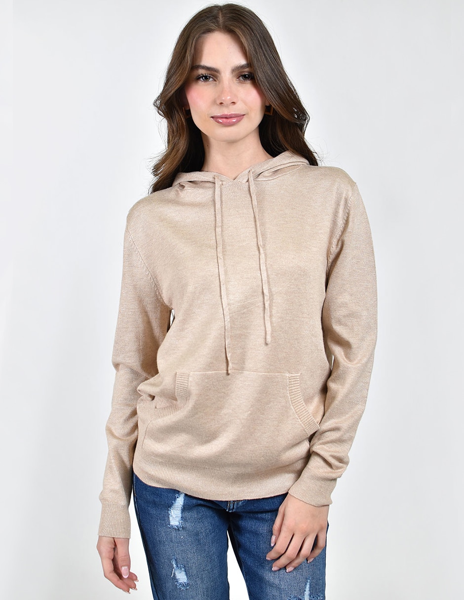 Sudadera con Capucha y bolsa para mujer 3