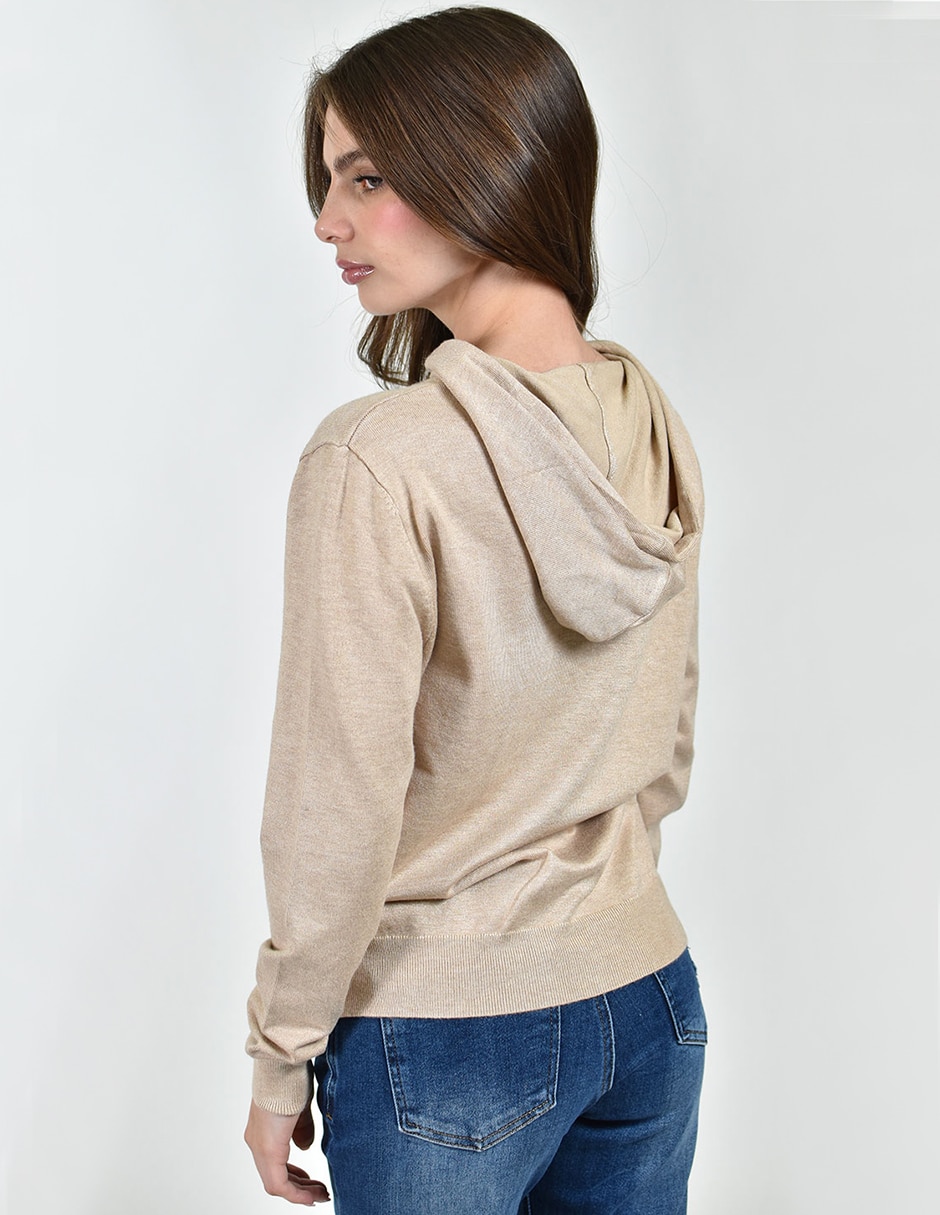 Sudadera con Capucha y bolsa para mujer 5