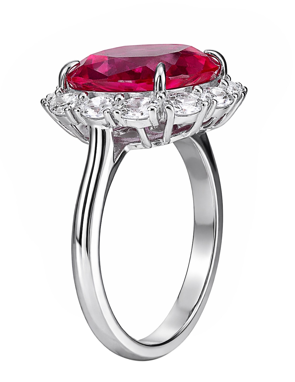 Anillo Gladkova Joyería P 925 de plata rubí