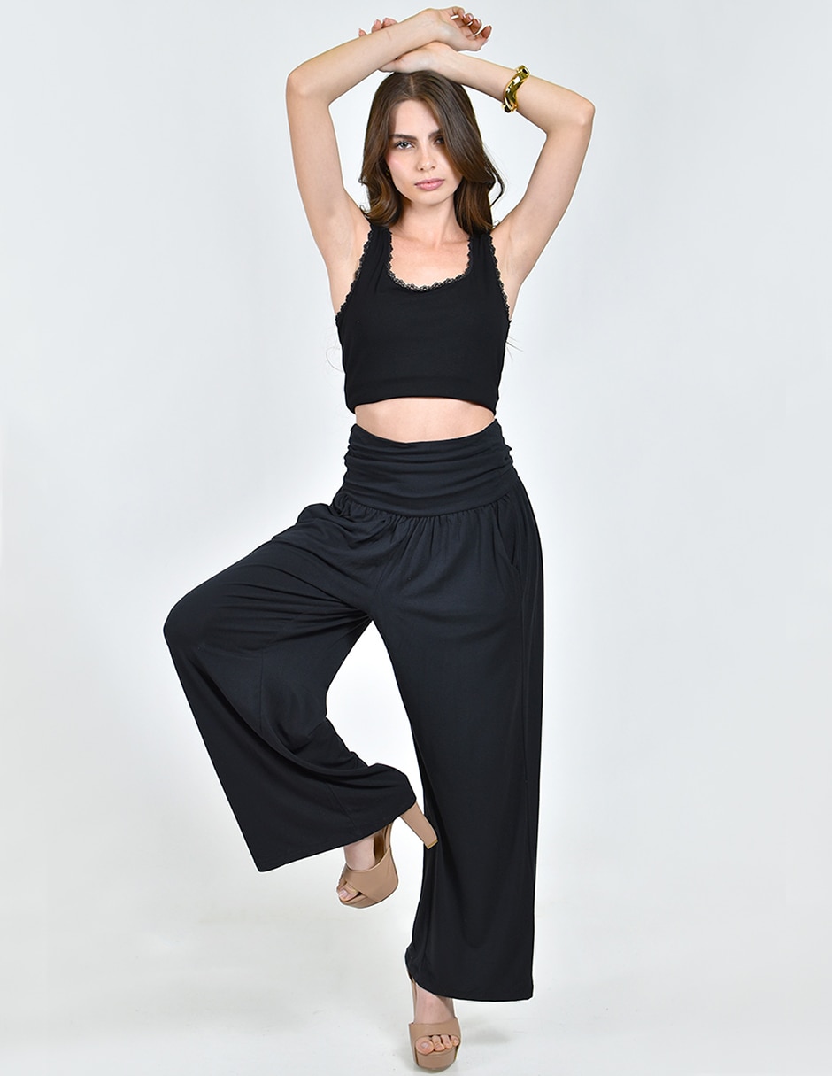 Pantalón regular roman fashion relajado para mujer