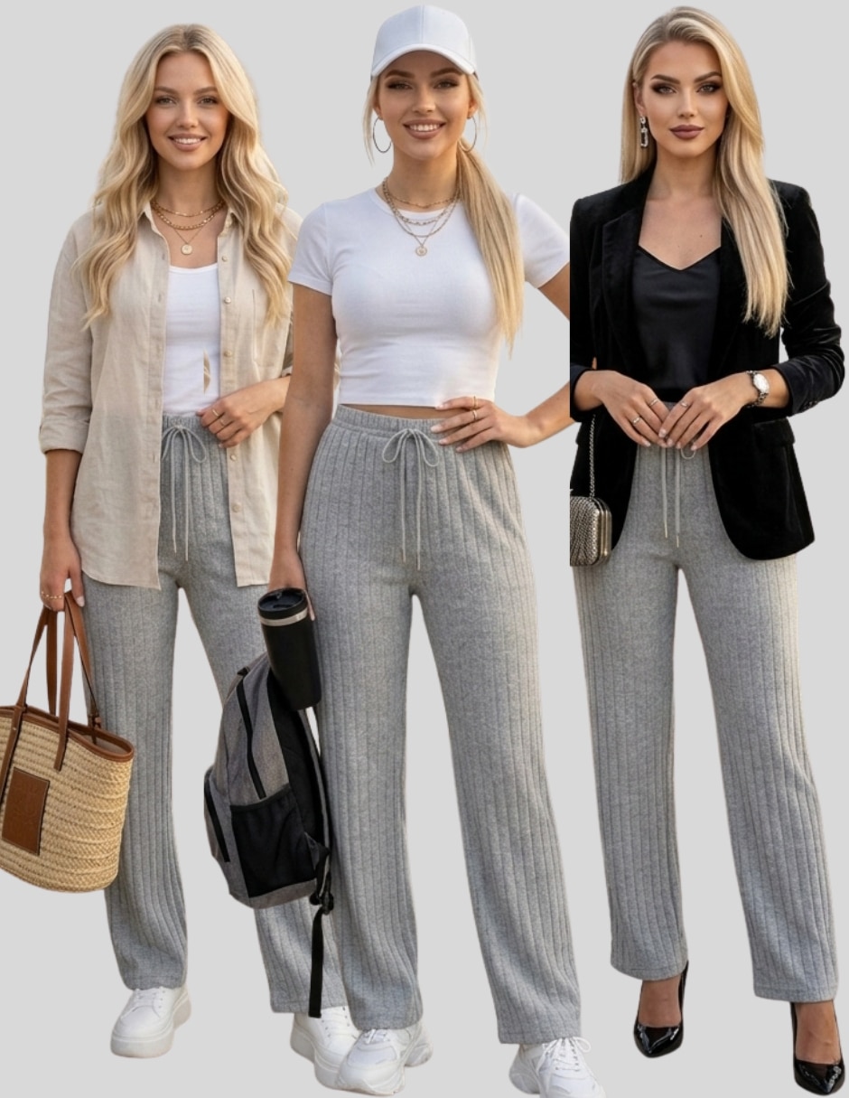 Pantalón Malabis recto para mujer