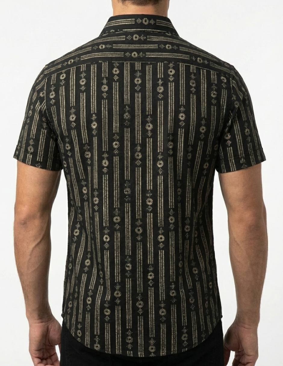 Camisa casual manga corta para hombre 3