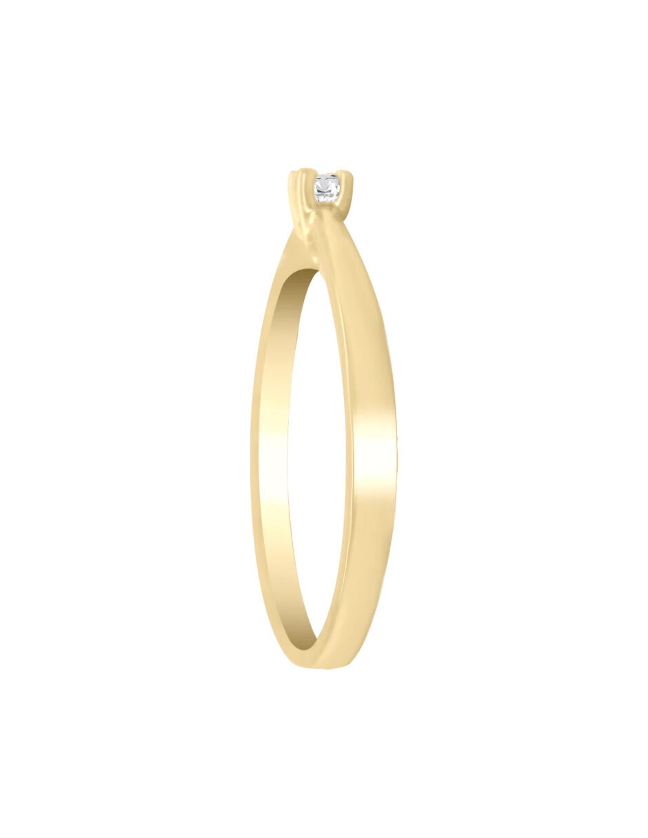 Anillo de compromiso de Oro 14 k KLAMORE Siri Diamante