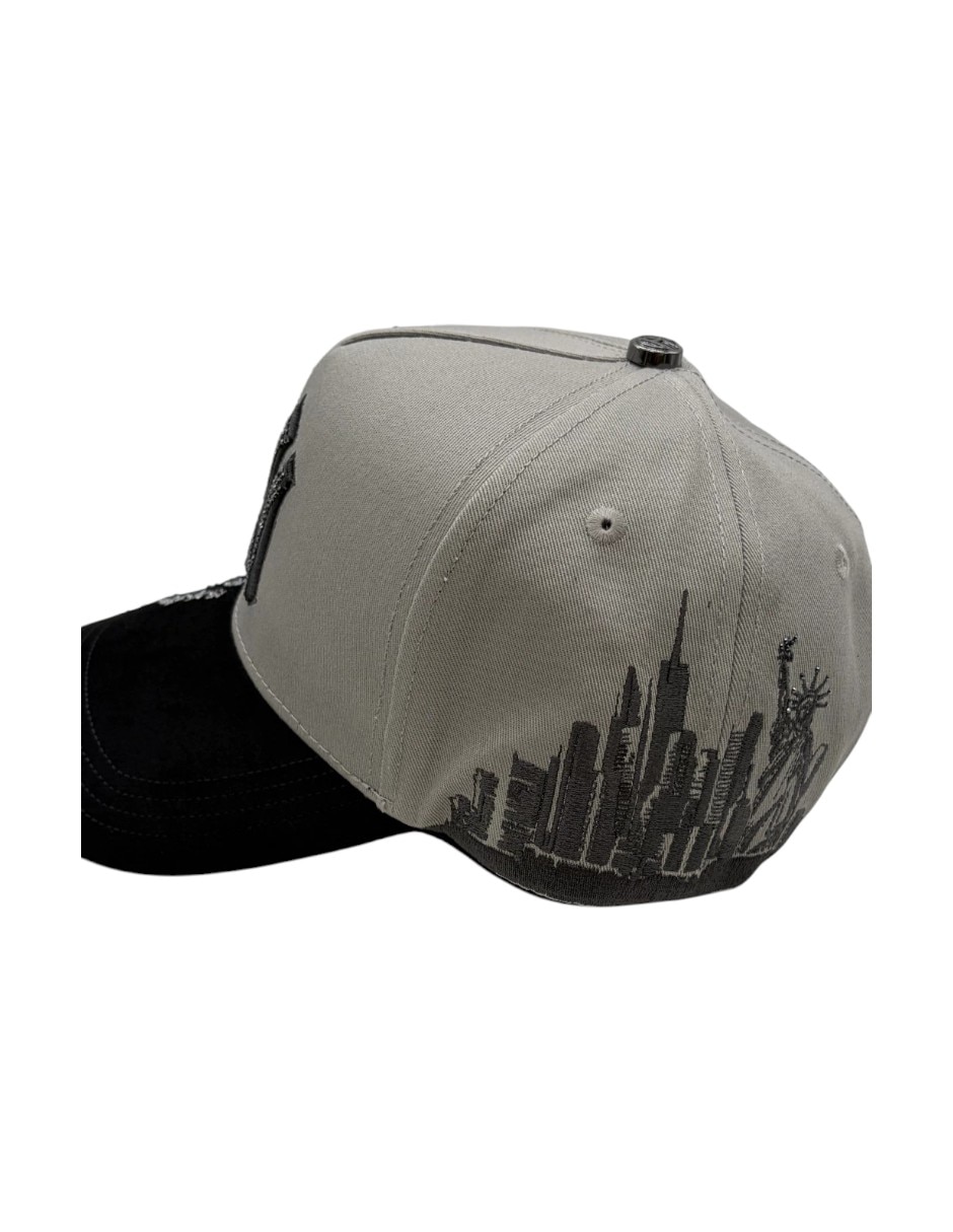 Gorra visera curva snapback casual Big Boss Sakura Gray para hombre