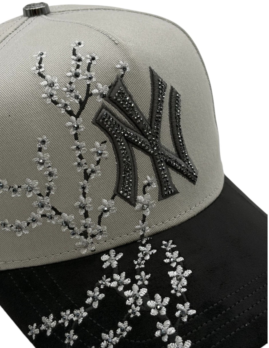 Gorra visera curva snapback casual Big Boss Sakura Gray para hombre